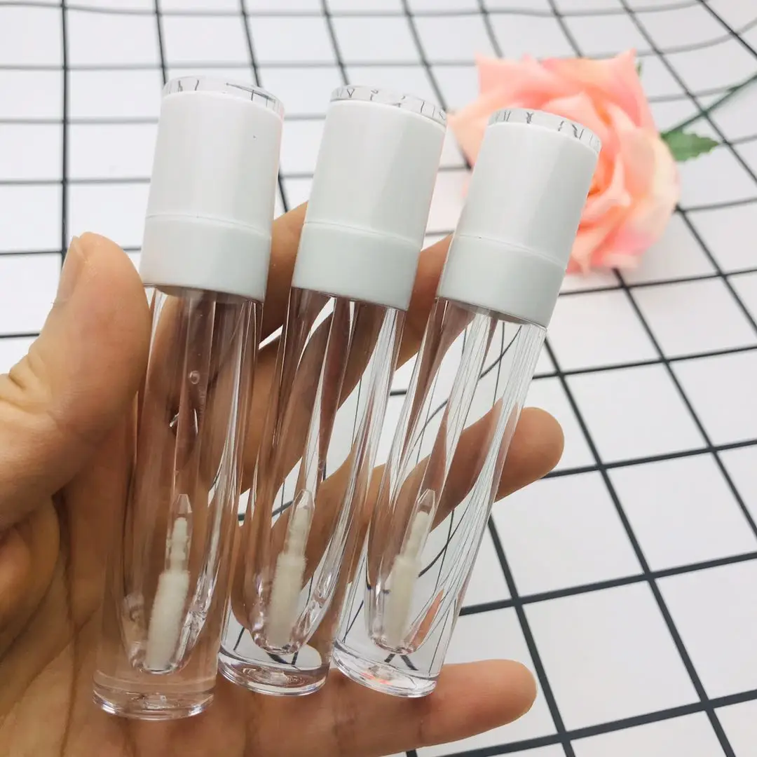 Großhandel 5ml Leere Lipgloss-Tuben mit Baby-Pink-Kappe AS Lipglaze-Behälter Verpackungsflasche Lippenstift Make-up – Detail 40