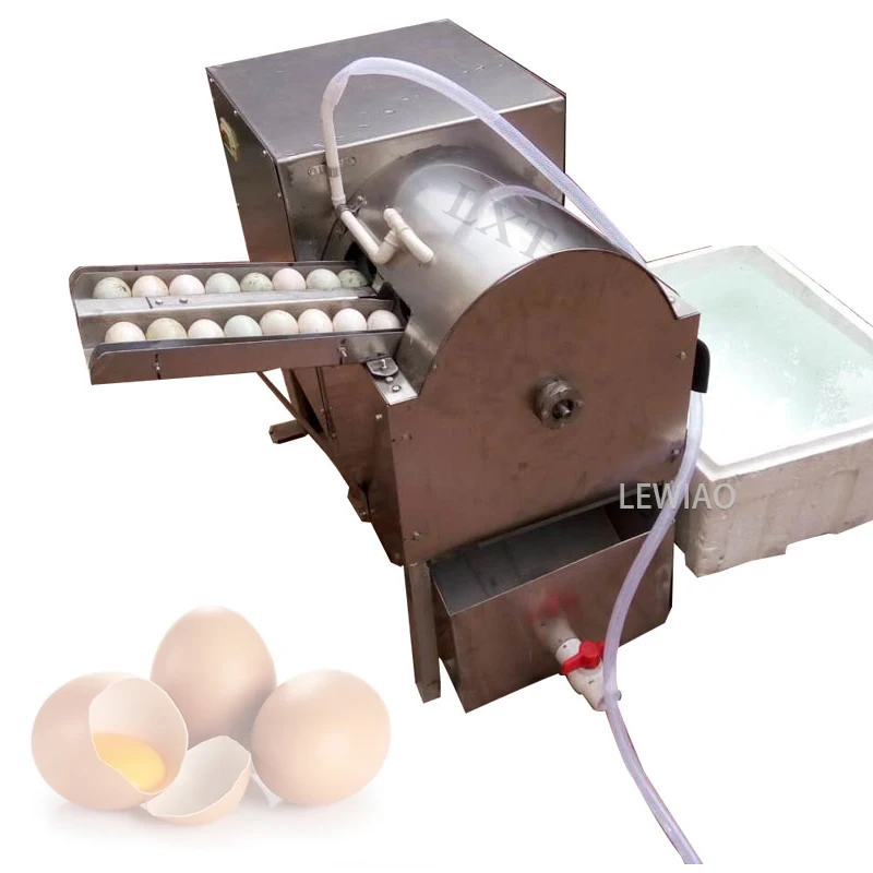 Istainless Steel Brush Washing Egg Machine Cleaning Dirty Duck Eggs Machine Poultry Egg Washer And Cleaner