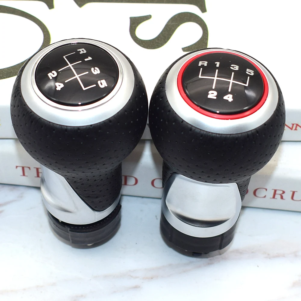 For Audi A4 B6 B7 B8 A6 S4 8K A5 8T Q5 8R S Line Ibiza 6J Seat Leon Mk1 Passat Golf 5/6 Speeds 12mm Car Gear Shift Knob