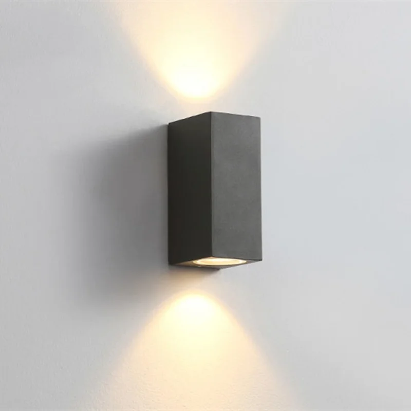 Outdoor Led Proch Light Varanda Sconce Lâmpada de Parede de Alumínio Decoração do Jardim 5w 10w 110v 220v