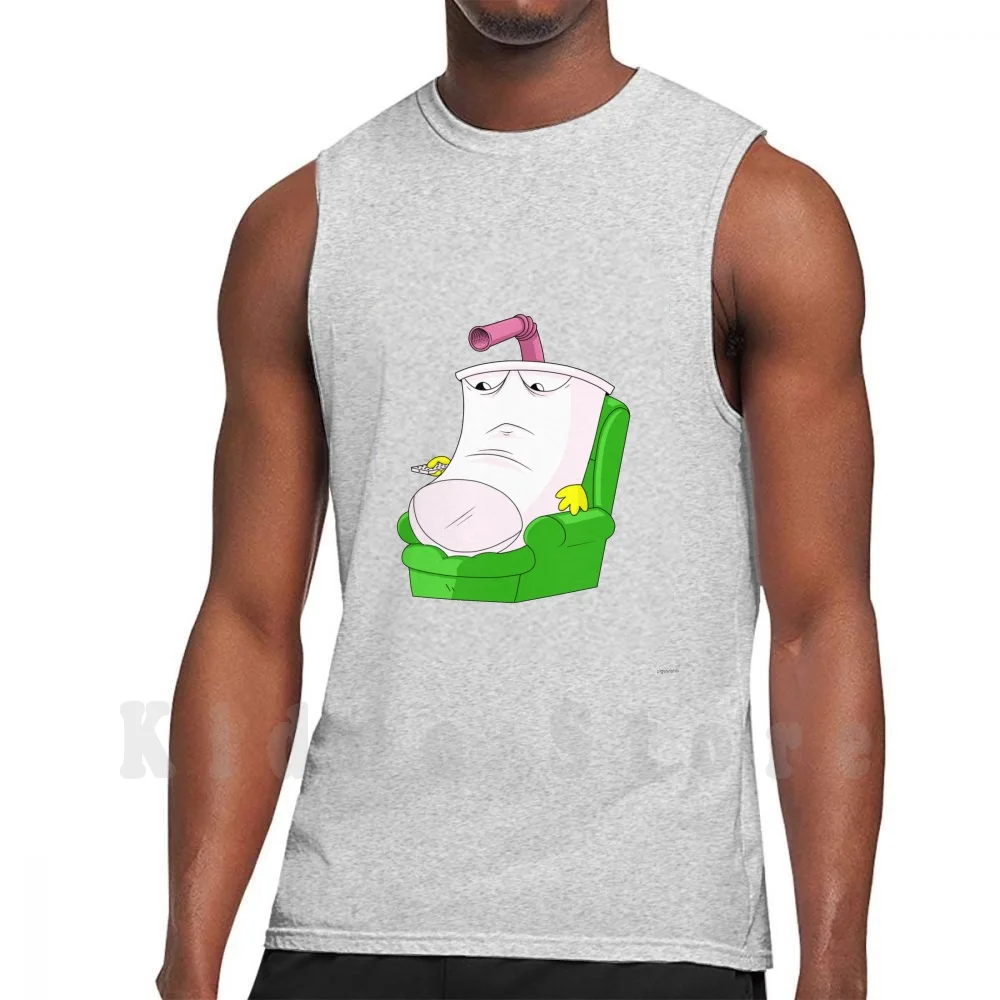 Master Shake Tank Tops Vest Sleeveless Aqua Teen Hunger Force Athf Master Shake Adult Swim