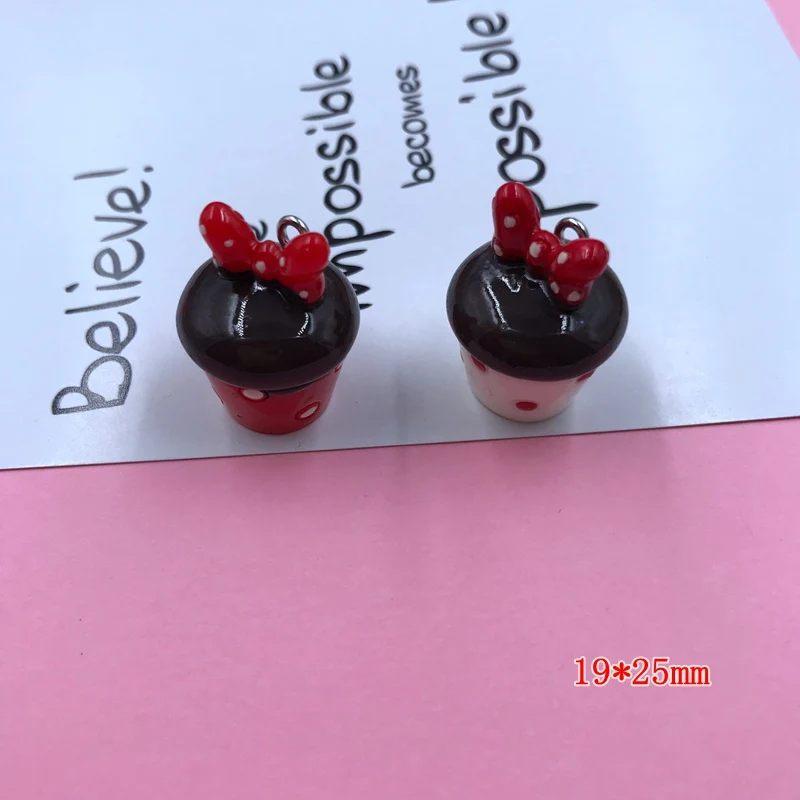 10pcs Resin 3D Cup Charm for Decoration, Earring, Jewelry Accessory Keychain DIY Making