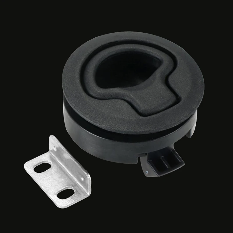 2" Round Locking Flush Pull Latch Replacement Plastic For RV Marine Boat Southco for Hatch Door Cabinet Hardware on RV Boat