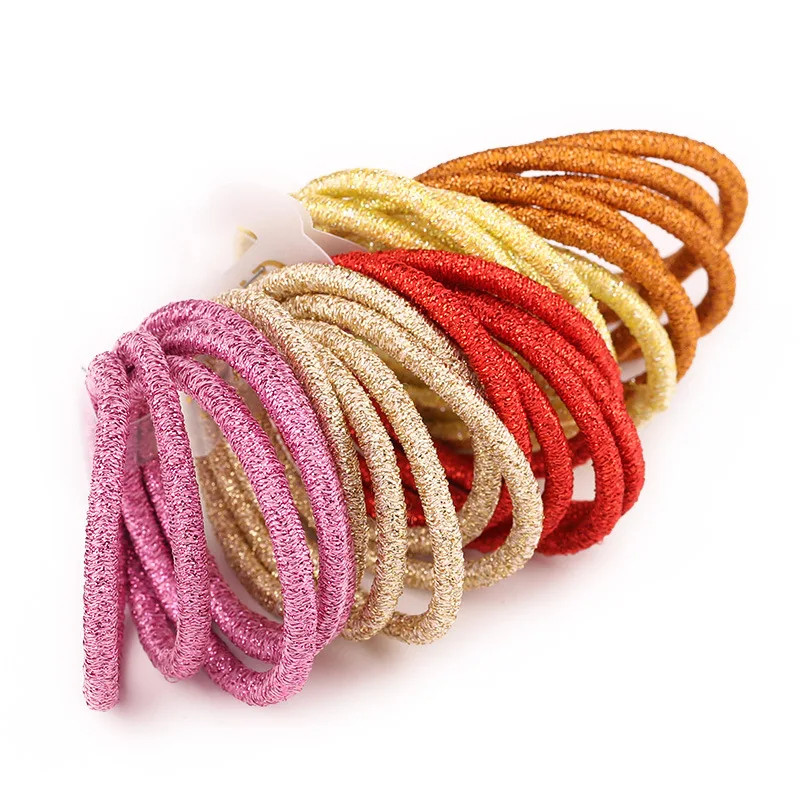 5PCS /lot Diameter 4.4cm Hair Accessories for Women Scrunchies Elastic Hair Bands Lady Decorations Headdress Gum for Hair Ties