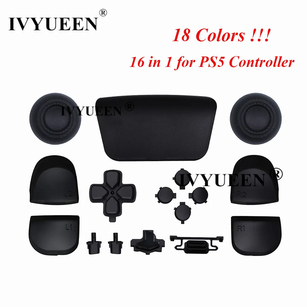 IVYUEEN สำหรับ Sony PlayStation 5 PS5 Controller R2 L2 R1 L1ปุ่มทริกเกอร์ Mod ชุดสำหรับ Dualsense ไร้สายควบคุมเกมอุปกรณ์เสริม