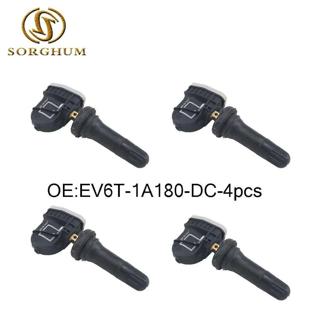 4pcs TPMS  Car Tire Pressure Monitoring Sensor EV6T-1A180-DC For Ford Mondeo Focus C-Max Grand B-Max Fiesta 2014 EV6T-1A180-CB