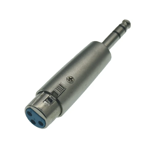 Imagen 2 del producto Adaptador de micrófono de Cable de Audio TRS, 3 pines XLR hembra a 1/4 6,35mm, enchufe macho estéreo
