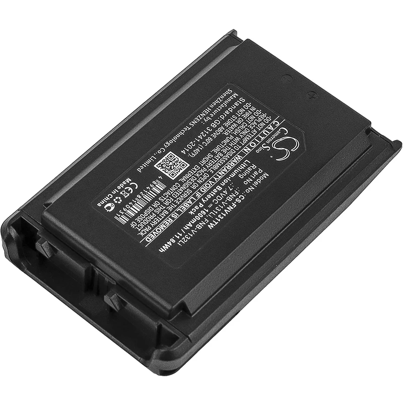 Batería de repuesto para Vertex VX-230, VX-231, VX-231L, VX-234 FNB-V131Li, FNB-V132Li 7,4 V/mA