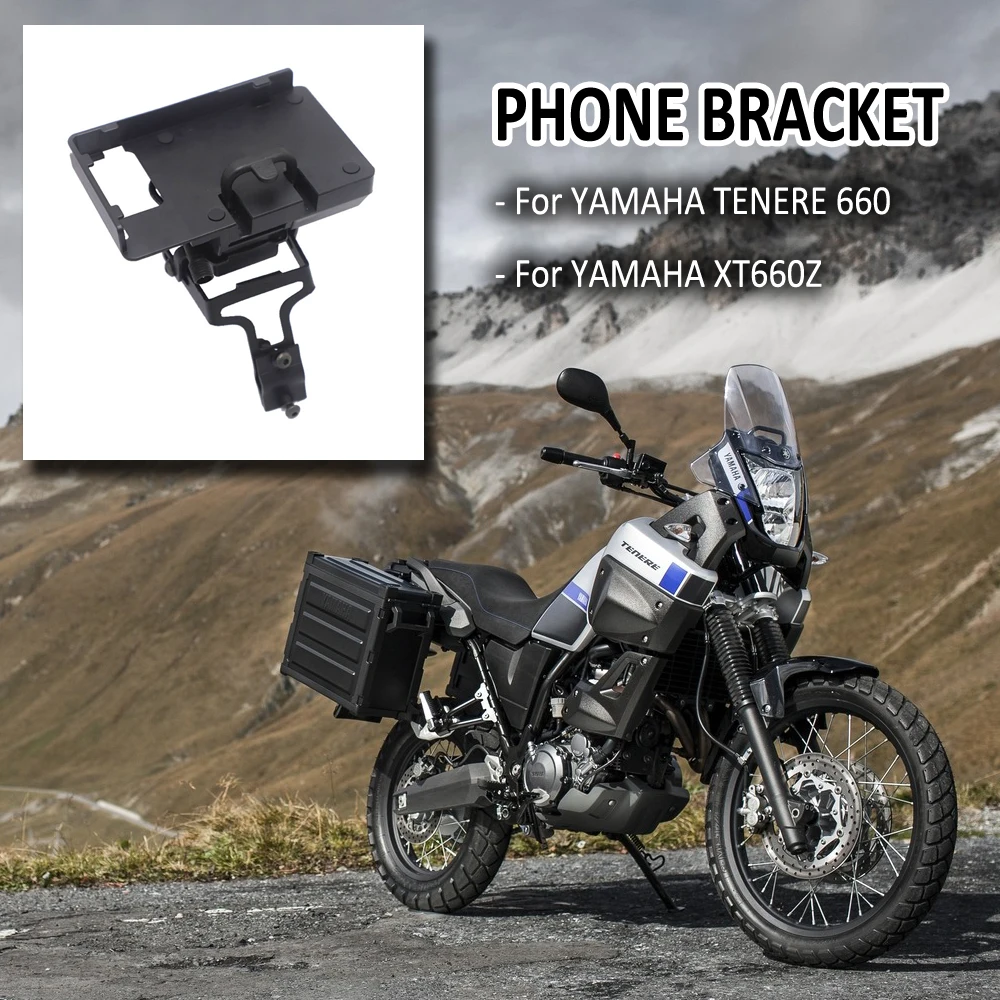 Phone GPS Mount Navigation Bracket USB Wireless Charging Stand For Yamaha TENERE Tenere 660 Tenere660 XT660Z XT 660 Z Motorcycle