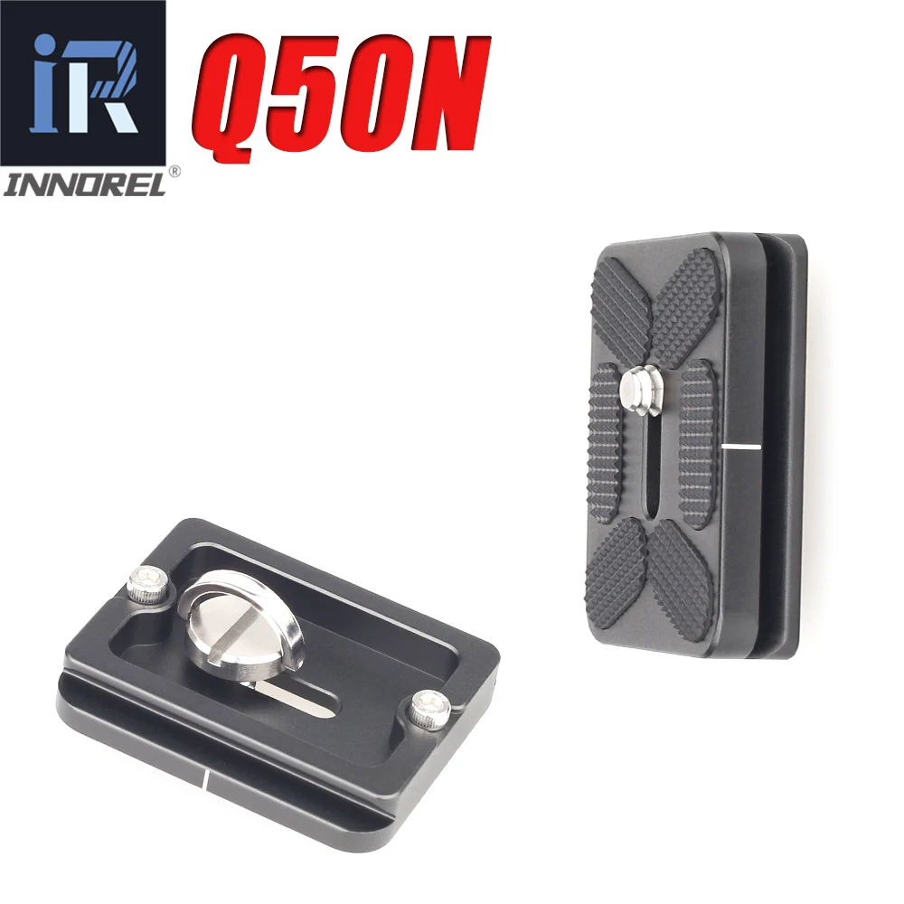 INNOREL Q50N/Q60N/Q70N Universal Quick Release QR Plate For Video Tripod Monopod Ballhead Compatible With Arca Swiss DSLR Camera