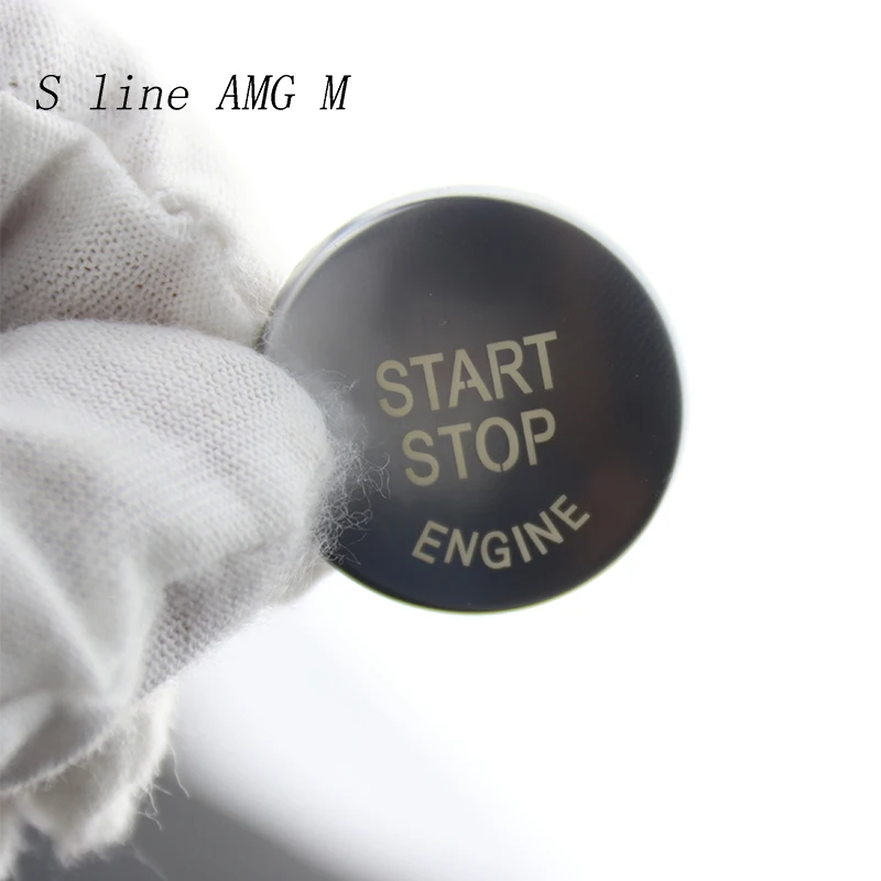 تصفيف السيارة محرك بدء إيقاف التبديل أزرار الديكور يغطي ملصقات لسيارات BMW X5 X6 E70 E71 x5m x6m الداخلية اكسسوارات السيارات #5