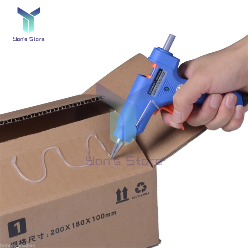 20W High Temperature Heater Hot Melt Glue Gun Repair Tool Mini Heat Gun EU/US Plug Use 7MM Hot Melt Glue Stick