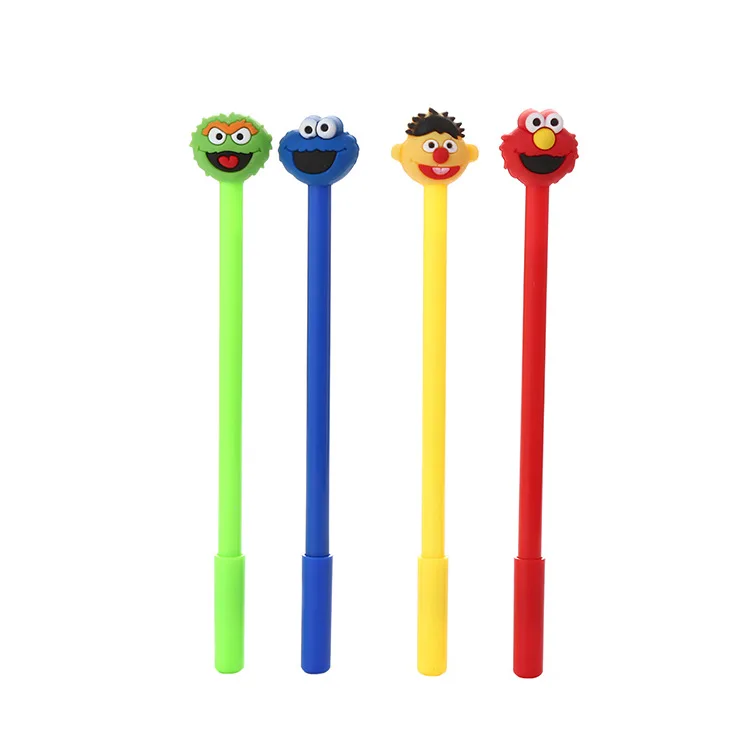 

20 Pcs Cartoon Happy Expression Gel Pen Cute Student Creative Office Stationery Signature Pen Wholesale