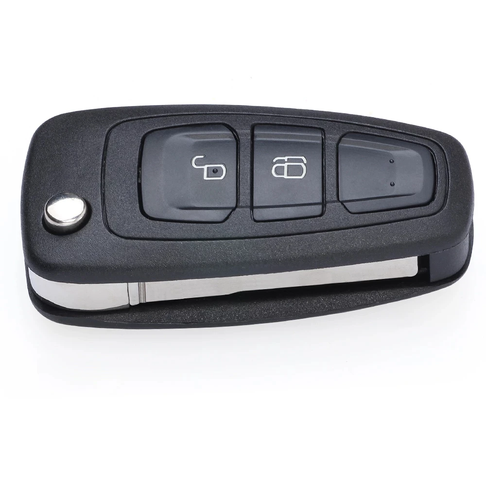 KEYECU 2 Bottoni 5WK50165 434MHz FSK 4D63 Chip Flip Chiave A Distanza Per Ford Ranger 2011 2012 2013 2014 2015 Per Mazda BT50 5WK50166