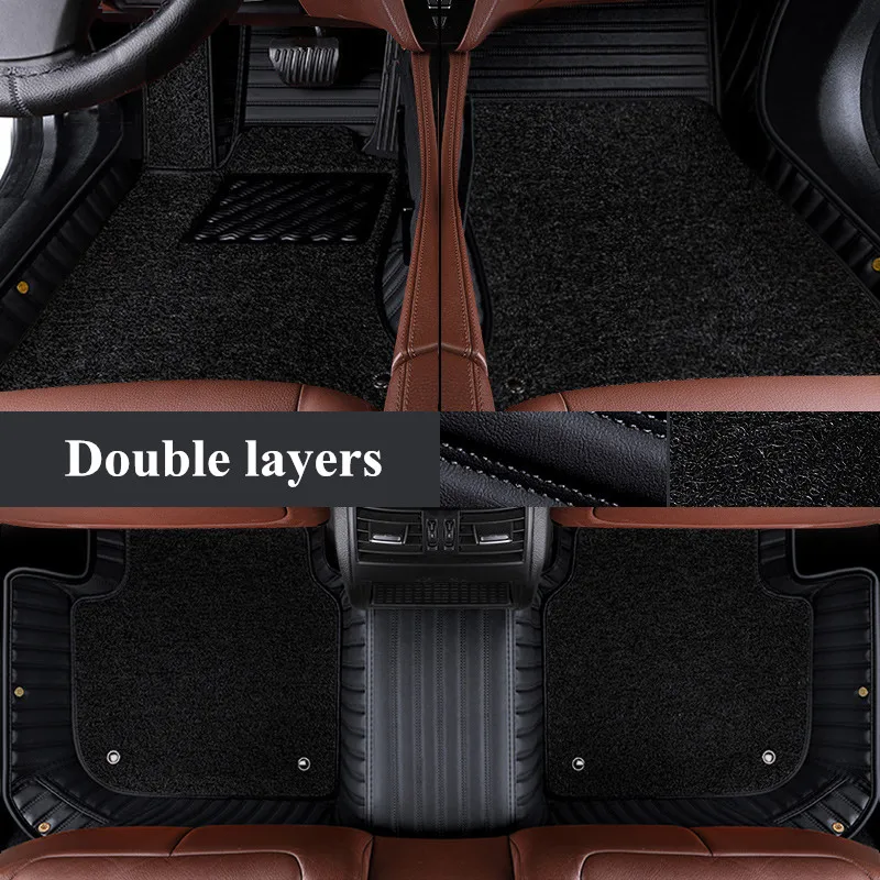 

High quality rugs! Custom special car floor mats for Renault Captur 2022-2020 waterproof double layers carpets for Captur 2021