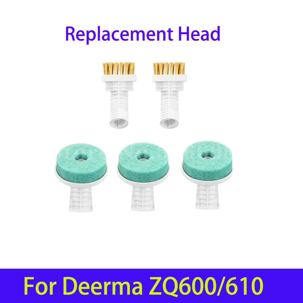 For Deerma DEM ZQ600 ZQ610 Handheld Steam Vacuum Cleaner Replacement parts Brush Head  5 Attachment Mold Dust Removal Heads