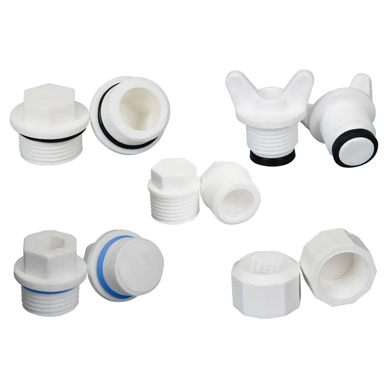 

1/2,3/4,1 Inch male threaded Plug PPR Pipe 20mm 25mm standard Screw Plug Pipe Fitting Tube End Caps Plumbing Accessories