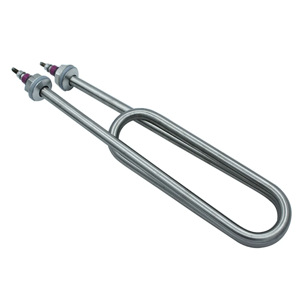 Imagem -02 - Rosca 220v 380v Tubo de Aquecimento de Água Duplo u Forma 304 Aquecedor de Água Elétrico de Aço Inoxidável para a Máquina de Arroz Cozido no Vapor M18