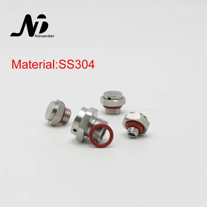 

10 pcs Waterproof Metal Screw Vent Plug SS304 M5/M6/M8/M10/M12/M15/M16/M20 Stainless Steel Breathable Screw Vent Valve