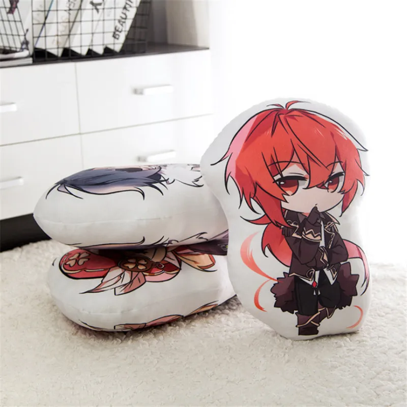 Anime Game Genshin Tác Động Kujo Sara Sang Trọng Gối Búp Bê Hoạt Hình Cosplay Đạo Cụ Phụ Kiện