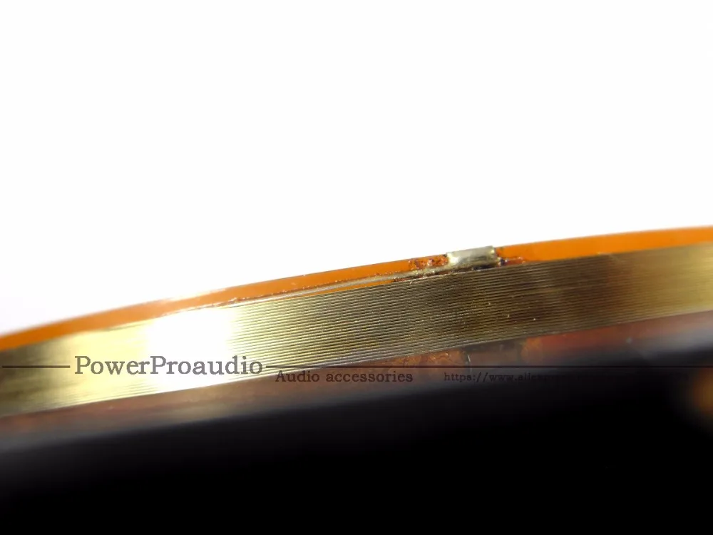 1 قطعة 75.5 مللي متر مكبر صوت عالي الجودة مكبرات الصوت محرك الحجاب الحاجز ملف صوتي سلك مسطح من الألومنيوم 8 أوم