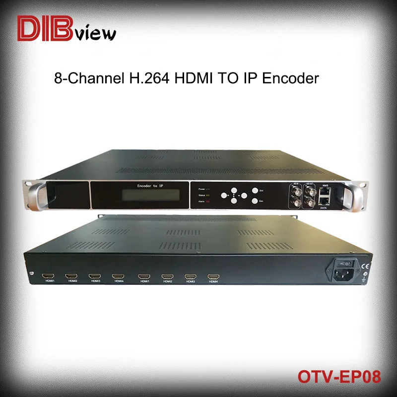 

OTV-EP08 8 Channel HDMI To H264 IP HD Encoder ASI Converter Video Broadcast Equipment