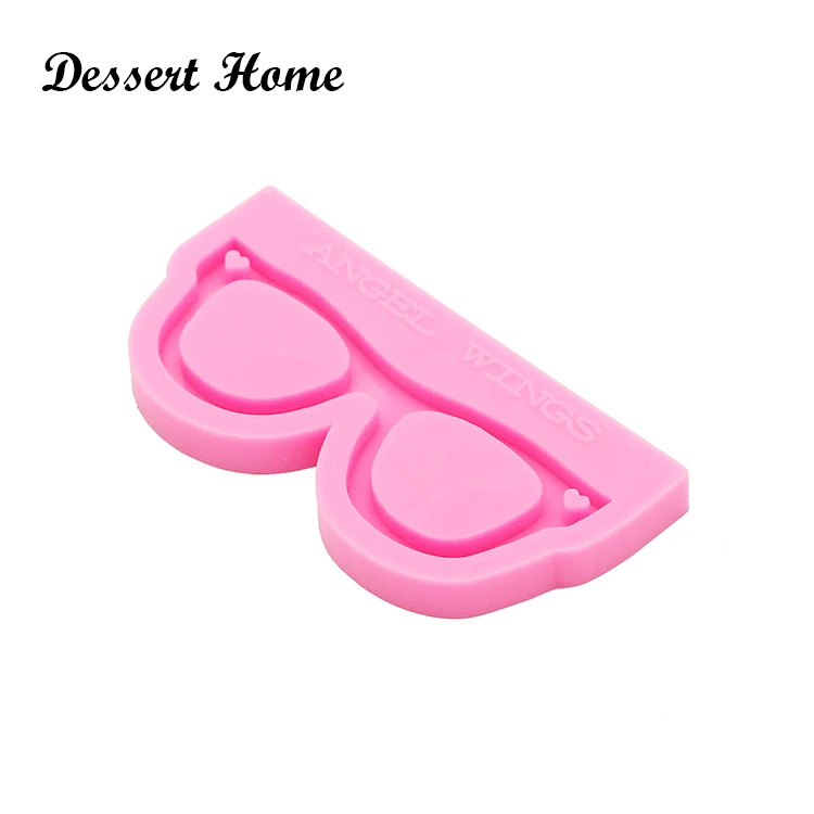 DY0157 UV Resin Silicone glasses Mold Epoxy Resin Molds For DIY Keychain Jewelry Making Tools Shining resin moldes