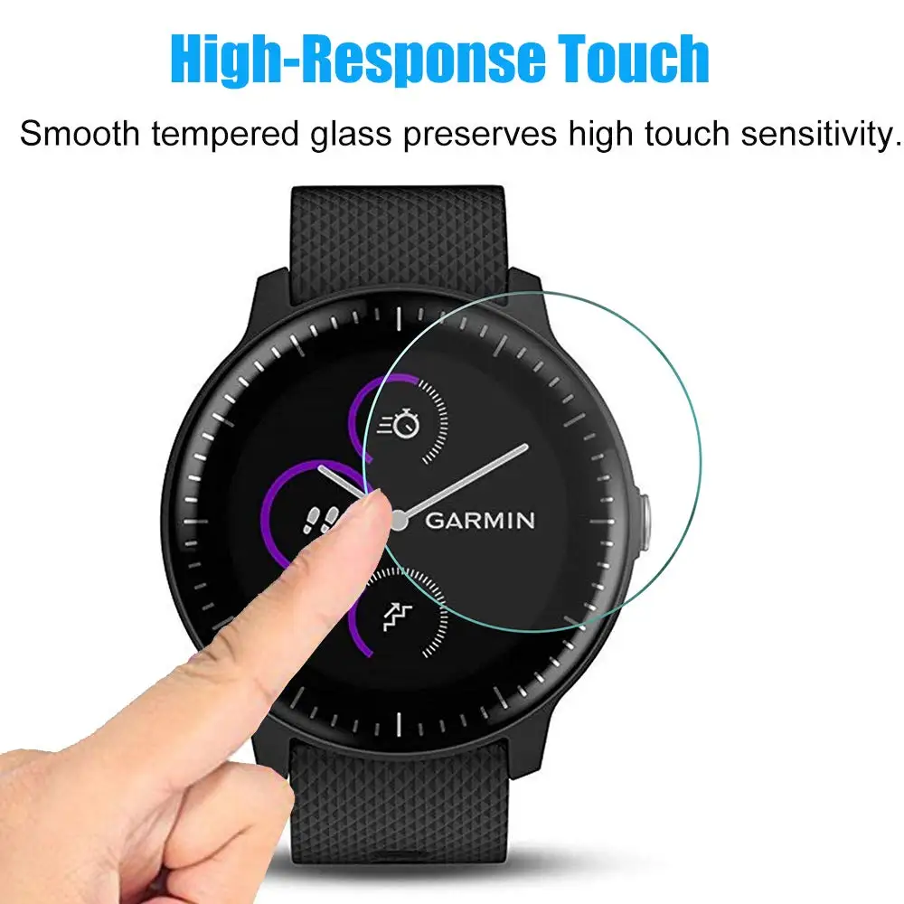 4pcs For Garmin Vivoactive 3 Music Watch HD 9H 2.5D Tempered Protective Glass Explosion-proof Anti Scratch Film for Vivoactive 3 china supplier industrial high power 100w 150w 200w led flood explosion proof light high bay light