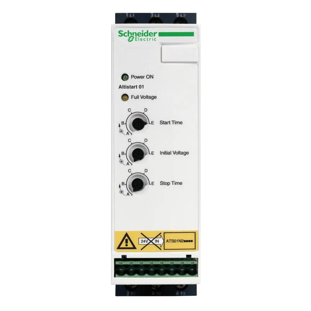 

Original Export ATS01N232QN Three-Phase Soft Starter 15KW 32A 380V-415V with Heat Sink Asynchronous Motor Soft Start