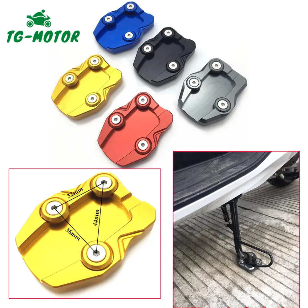 

TG-Motor For HONDA ADV150 ADV 150 adv-150 CNC Aluminum Kickstand Sidestand Stand Extension Enlarger Pad Motorcycle Accessories