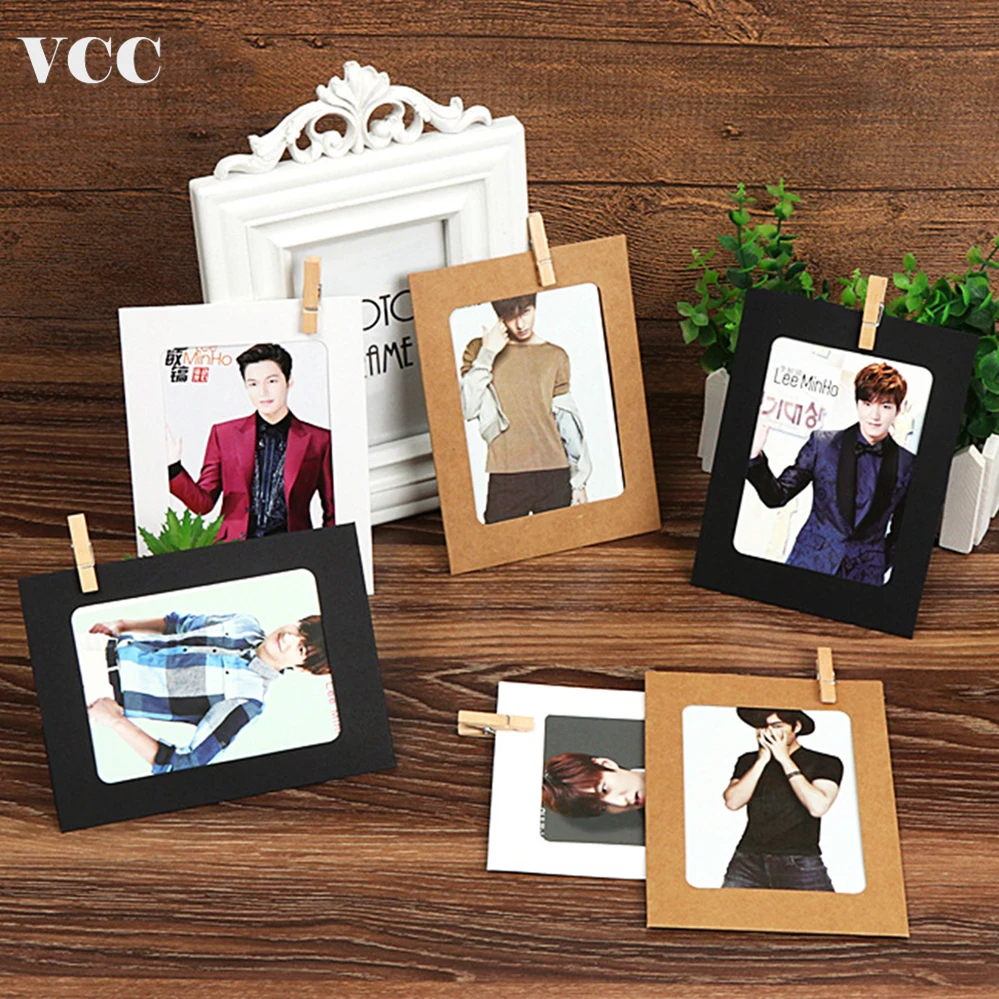 10PCS DIY Foto Rahmen Papier Bild Wand Dekoration Für Hochzeit Graduation Party Photo Booth Requisiten Wand hängen Fotos Rahmen