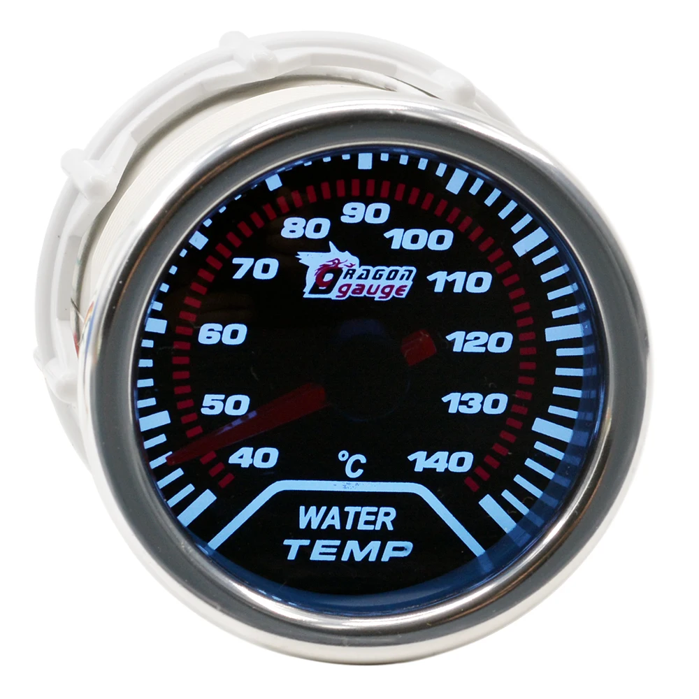 Dragon 52mm Pointer Auto Car Refit Tachometer Water Oil Temperature Boost Pressure Volt Exhaust  Gas Gauge Aif Fuel RPM Meter