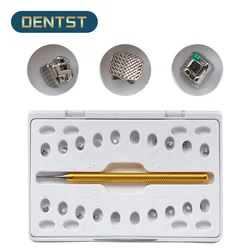 Dentst 20 sztuk/zestaw 0.022 Dental Orthdontic Self Ligating wsporniki metalowe szelki Roth MBT można wybrać hak 345 hak/bez haka