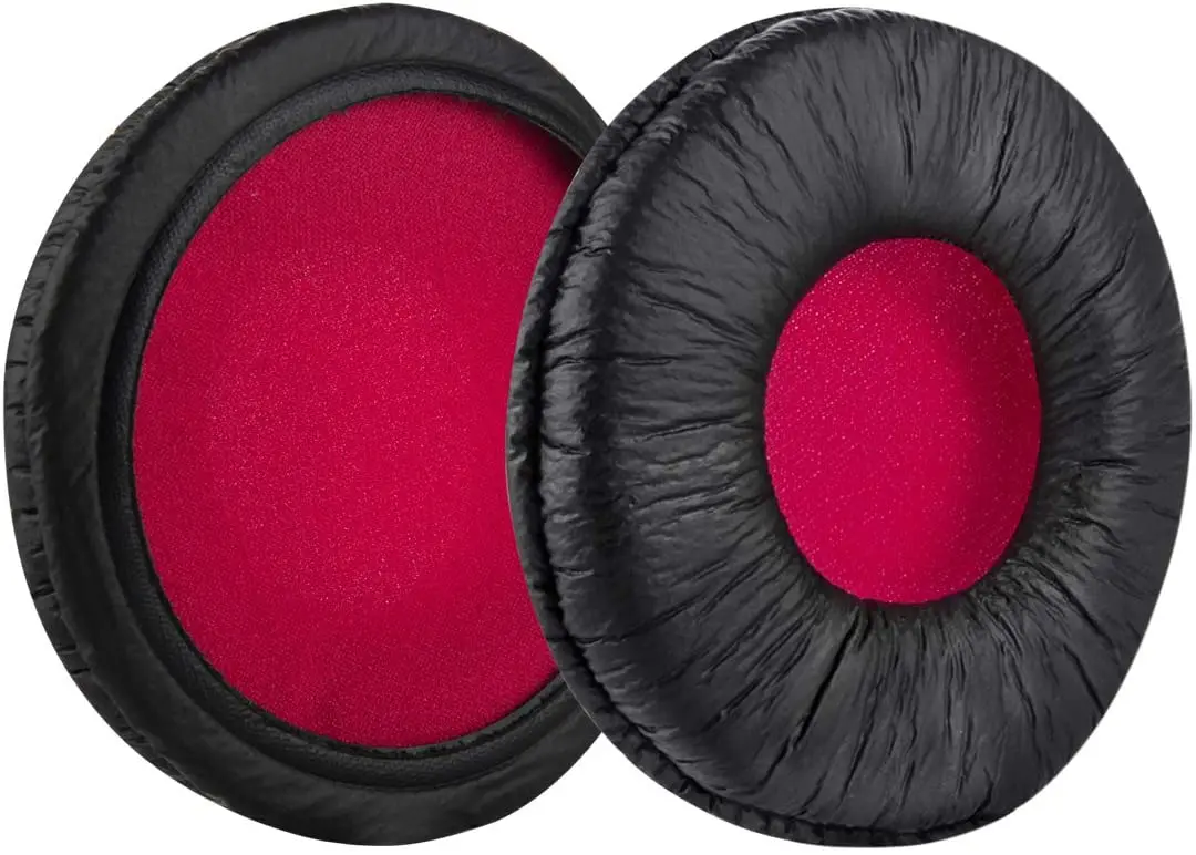 Almohadillas de repuesto de cuero proteico QuickFit para auriculares Sony MDR-V55 V500DJ, piezas de reparación de almohadillas para auriculares