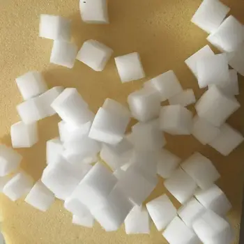 2 adet balçık katkı maddeleri malzemeleri simülasyon jöle küp süngerleri dilimleri eklenti DIY Sprinkles kabarık net balçık kil