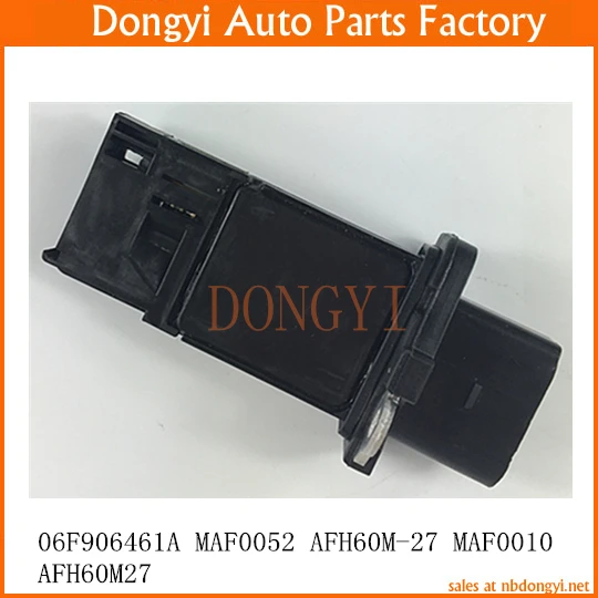 Mass Air Flow Sensor OE No. 06F906461A MAF0052 AFH60M-27 MAF0010 AFH60M27