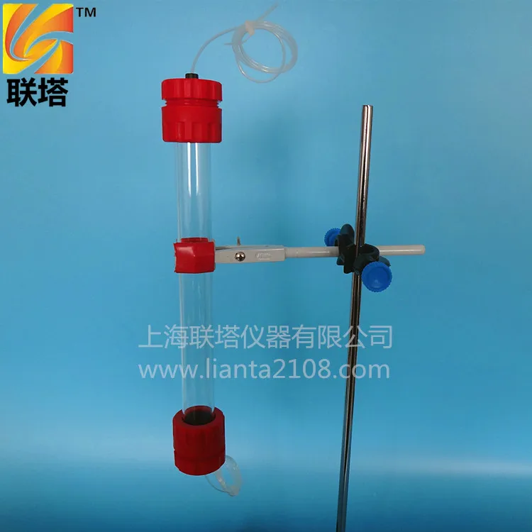 Colonna per cromatografia 1.6cm a media e bassa pressione in vetro ordinario senza adattatore di conversione sezione di purificazione delle proteine del Gel