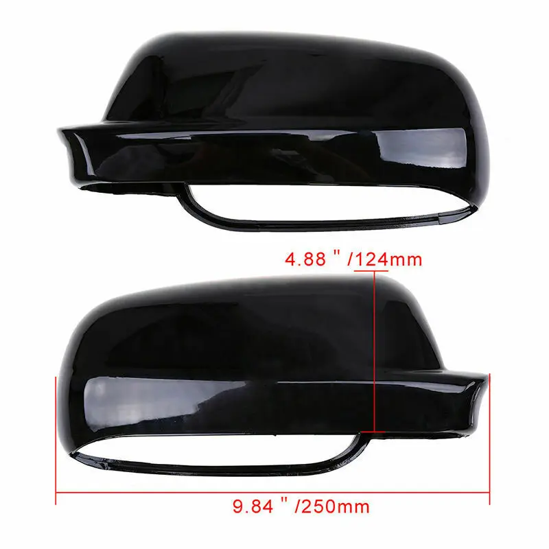 2Pcs Rear View Side Mirror Cover Cap for VW Jetta Golf Mk4 Passat B5 1999-2004 Car Rear View Mirror Case 3B0857538B 3B0857537B