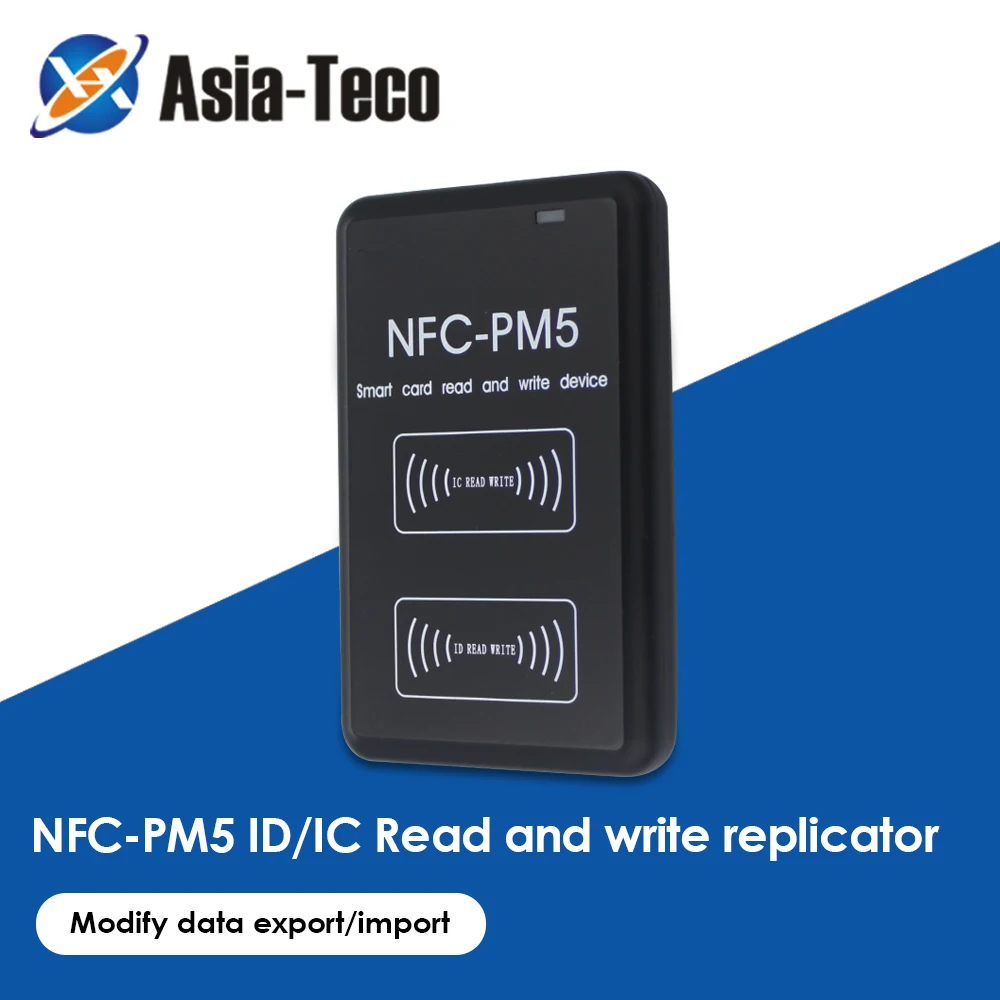 dual-frequency 125KHZ 13.56MHZ NFC  PM5 IC/ID Duplicator  RFID Reader Full Writer Decoding Function Card Copier