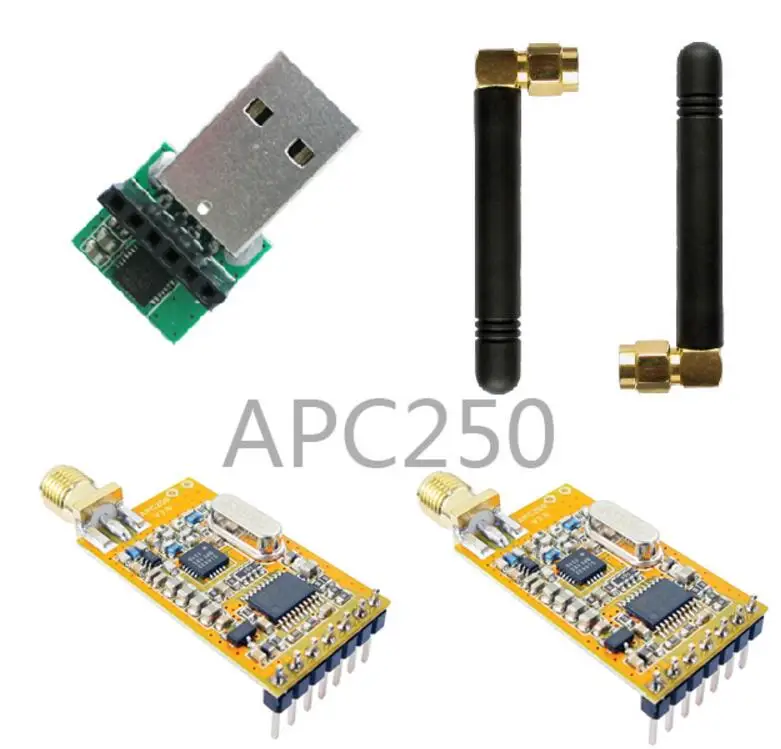 APC250 kit SI4432 wireless module APC250  with USB-TTL usb set and antenna