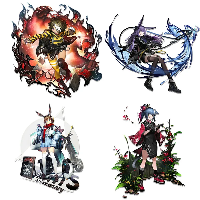 Three Ratels QCYX2 Arknights Personalized anime sticker transparent background suitable for self pasting on white or light wall