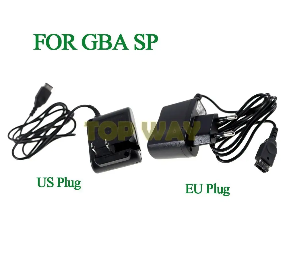 50PCS US/EU Plug AC Adapter Power Supply Charger For GBA SP For GameBoy Advance SP