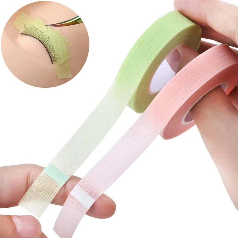 Color Eyelash Extension Tape 15 Rolls Breathable Easy to Tear Micropore Patch Lashes Stickers patches for extension Makeup Tools