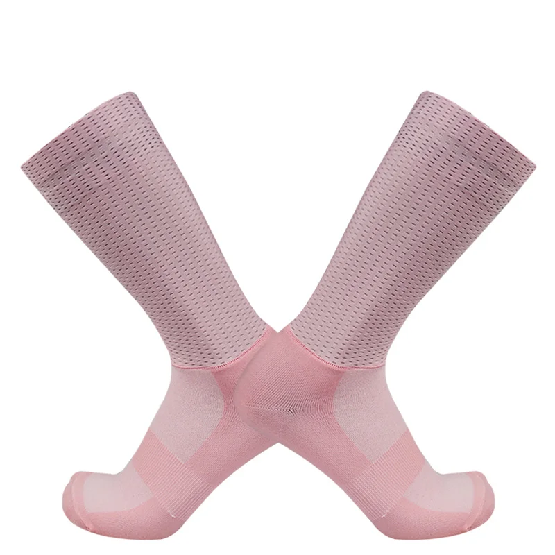 Neue Sommer Aero Bike Team Radfahren Socken Silica Gel Nicht-slip Atmungsaktive Pro Racing Sport Socken Männer Frauen Calcetines Ciclismo