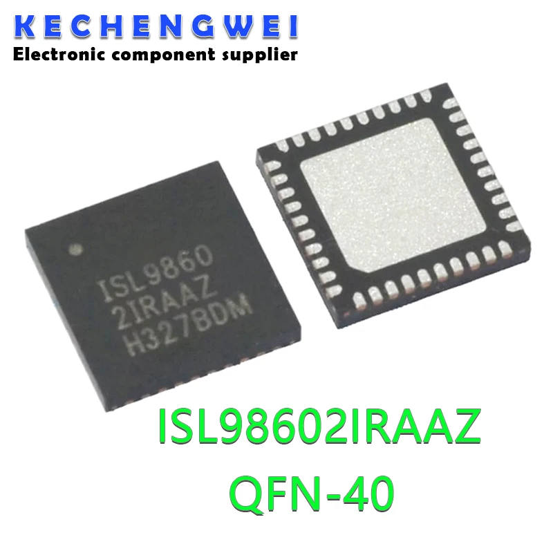 (2piece) 100% New ISL98602IRAAZ ISL98602 ISL9860 2IRAAZ QFN-40 Chipset