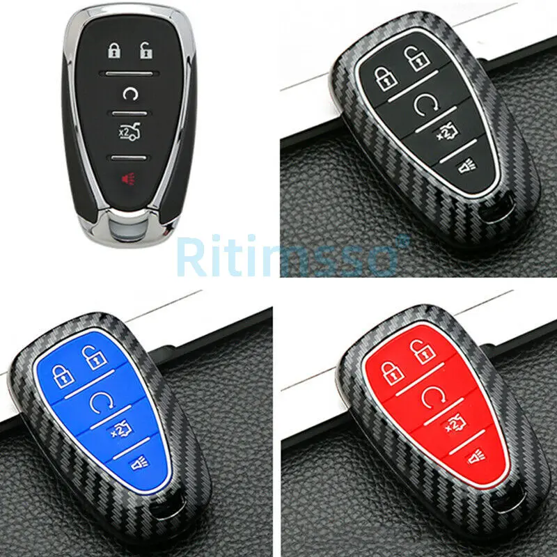 For Chevrolet Camaro ZL1 LT1 RS SS Convertible Chevy Traverse RS Cruze Trax Malibu Volt Bolt Equinox Car Key Case Keychain Cover