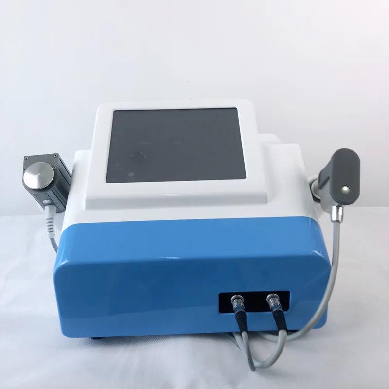 Extracorporeal Shockwave Therapy Machine Wiith Dual Channel For Body Massage Blood Circulation Pain Relief