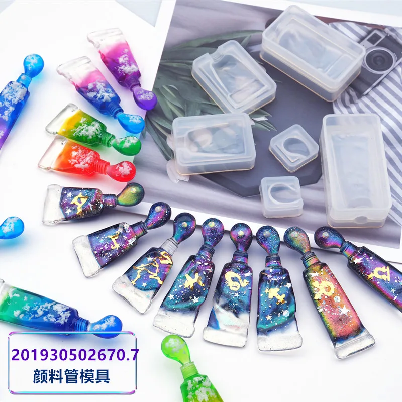 Abrasives Epoxy Resin Mold Jewelry Pigment Toothpaste Epoxy Mold Handmade Making Silicone molds for crafts for resin art diy