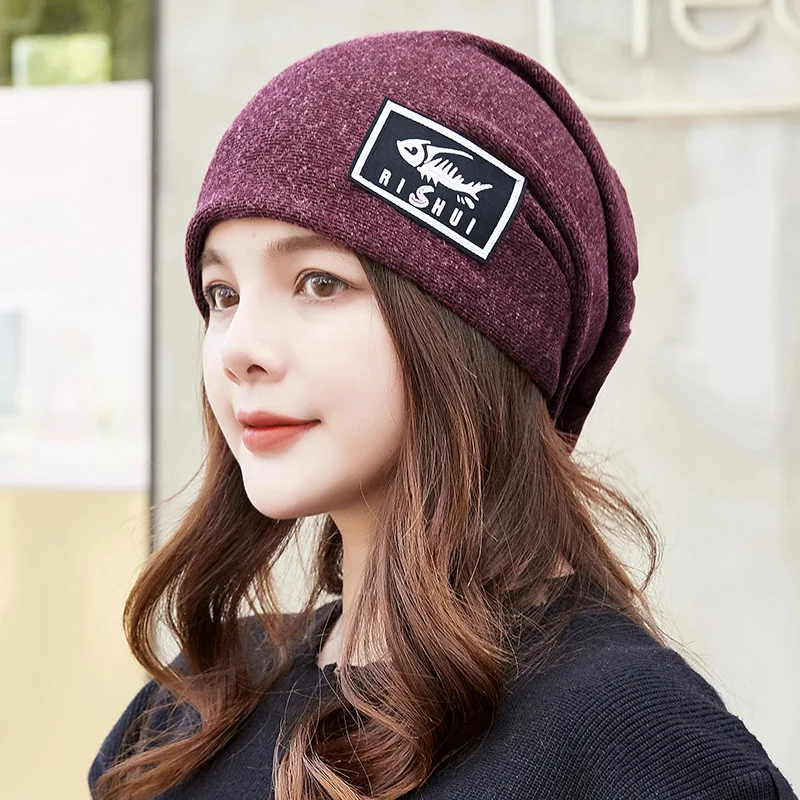 

Adult Beanies for Men Women Unisex Summer Autumn Hats for Women Thin Beanie Hip Hop Cap Knitted Hat Female Male Bone Soft Blac