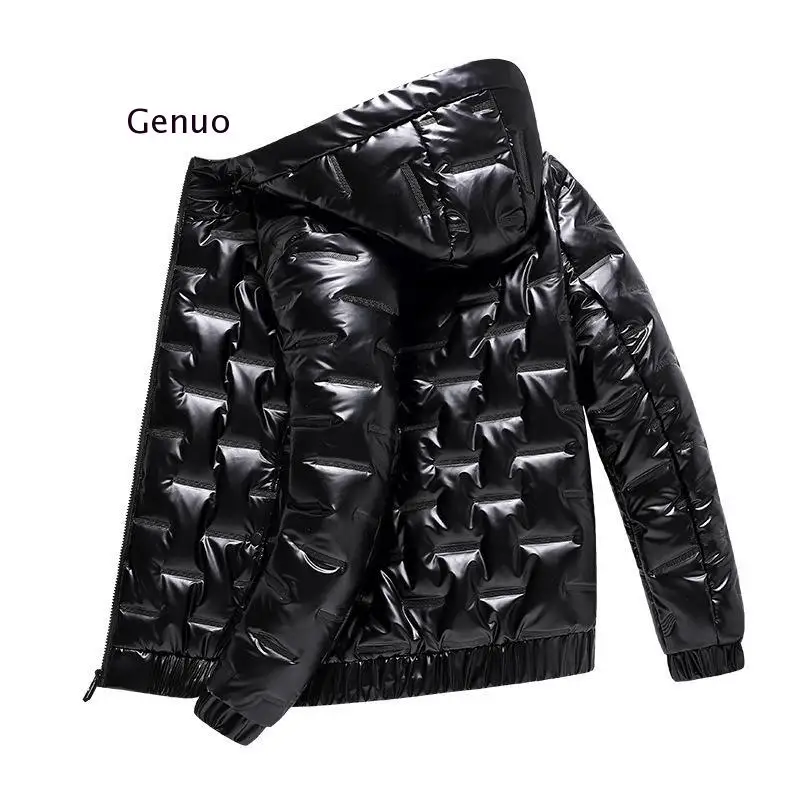 

Winter Men Jacket Duck Down Parkas Jacket Men's Thick Warm Snow Parka Detachable Hooded Overcoat Windbreaker Warm Coats